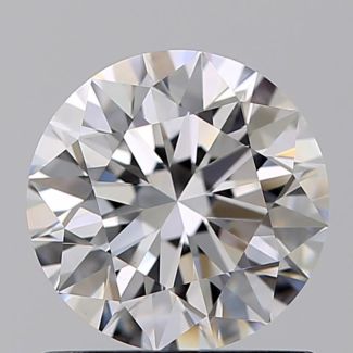 0.91 Carat Round E VVS2 EX GIA Natural Diamond