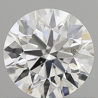 0.71 Carat Round D SI1 EX GIA Natural Diamond