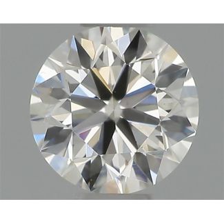 0.30 Carat Round H VS2 EX IGI Natural Diamond