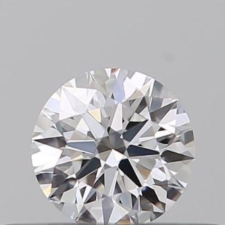 0.24 Carat Round D VVS1 EX GIA Natural Diamond