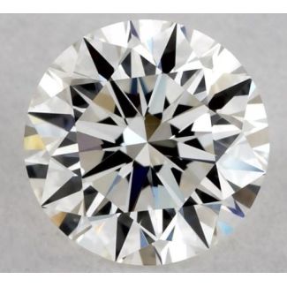 0.4 Carat Round H VVS1 EX GIA Natural Diamond