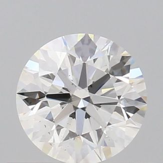 0.55 Carat Round G VS2 EX GIA Natural Diamond