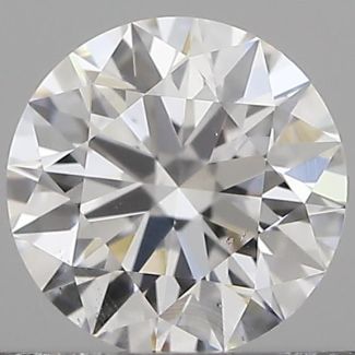 0.42 Carat Round D SI1 EX GIA Natural Diamond