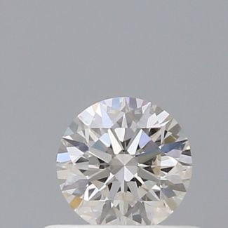 0.41 Carat Round H IF EX GIA Natural Diamond