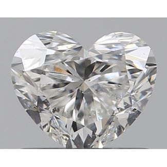 0.72 Carat Heart E SI1 - EX GIA Natural Diamond