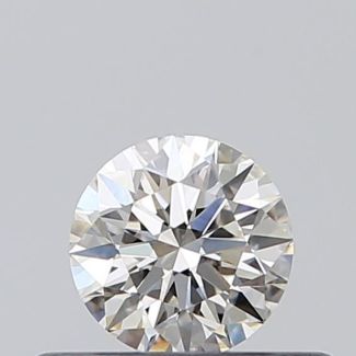 0.3 Carat Round I VVS1 EX GIA Natural Diamond