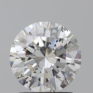 1.7 Carat Round F SI2 EX GIA Natural Diamond