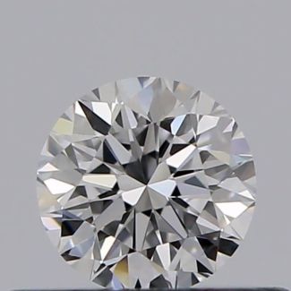 0.30 Carat Round D VVS2 VG EX GIA Natural Diamond