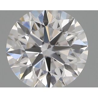 0.34 Carat Round D VVS1 EX GIA Natural Diamond