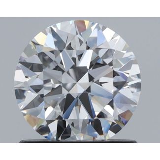 1.01 Carat Round D VVS2 EX GIA Natural Diamond