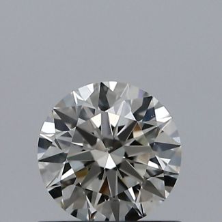 0.54 Carat Round J VS2 EX GIA Natural Diamond