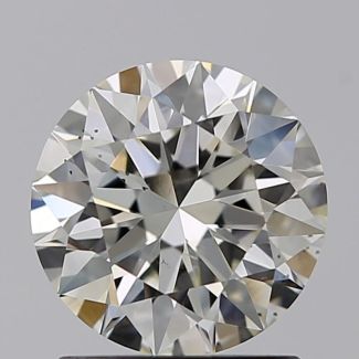 1.20 Carat Round J SI1 EX GIA Natural Diamond