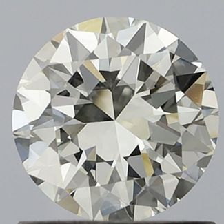 0.9 Carat Round H VVS2 VG EX GIA Natural Diamond