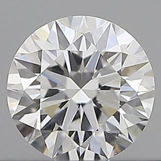 0.26 Carat Round D VVS1 EX GIA Natural Diamond