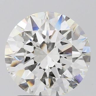 2.02 Carat Round G SI1 EX GIA Natural Diamond