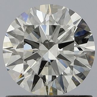 0.91 Carat Round G VVS1 EX GIA Natural Diamond