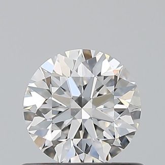 0.56 Carat Round F VS1 EX GIA Natural Diamond