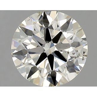 0.70 Carat Round K SI2 EX GIA Natural Diamond