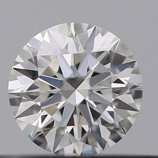 0.27 Carat Round H VVS1 EX GIA Natural Diamond