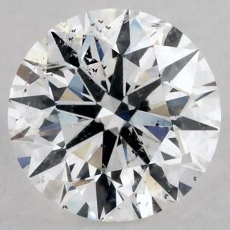 0.5 Carat Round F SI2 VG EX GIA Natural Diamond