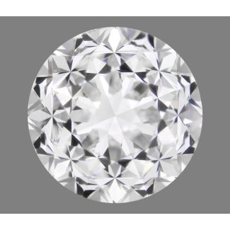 0.54 Carat Round F VS1 VG GD IGI Natural Diamond