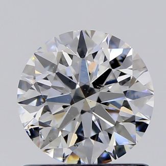 0.80 Carat Round E SI1 EX GIA Natural Diamond