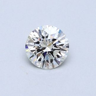 0.41 Carat Round H VS2 EX VG GIA Natural Diamond