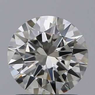 1.07 Carat Round J VVS1 EX GIA Natural Diamond