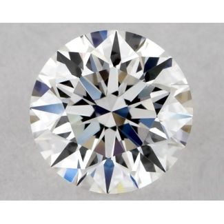 0.33 Carat Round F VVS1 EX GIA Natural Diamond