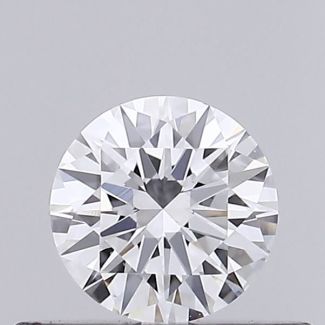 0.31 Carat Round D VVS2 EX GIA Natural Diamond