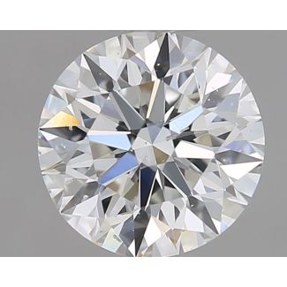 1.13 Carat Round E SI1 EX GIA Natural Diamond