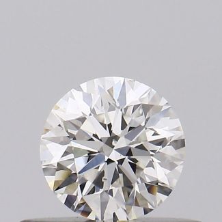 0.32 Carat Round H SI1 EX GIA Natural Diamond