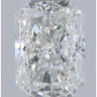 0.71 Carat Radiant Faint Green VS1 - EX VG GIA Natural Diamond