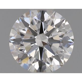 0.51 Carat Round E VS1 EX GIA Natural Diamond