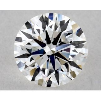 0.36 Carat Round F VVS1 EX GIA Natural Diamond