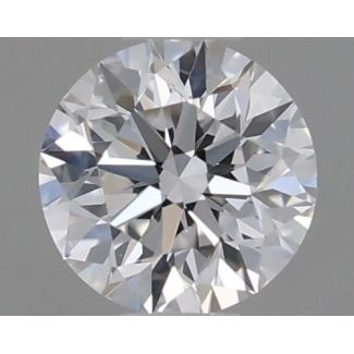 0.35 Carat Round D VVS1 EX GIA Natural Diamond