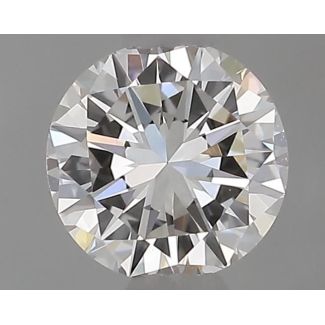 0.39 Carat Round E VVS2 GD VG IGI Natural Diamond