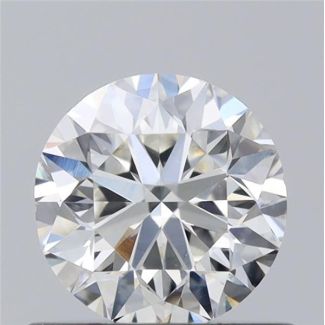 0.70 Carat Round H VS2 VG GD GIA Natural Diamond