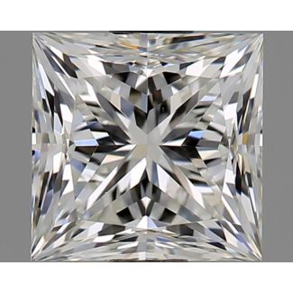 0.90 Carat Princess H VS1 - EX VG GIA Natural Diamond