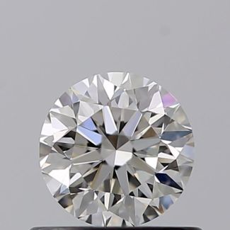 0.51 Carat Round H VVS1 VG GIA Natural Diamond