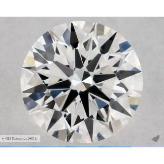 0.31 Carat Round F VVS1 EX GIA Natural Diamond