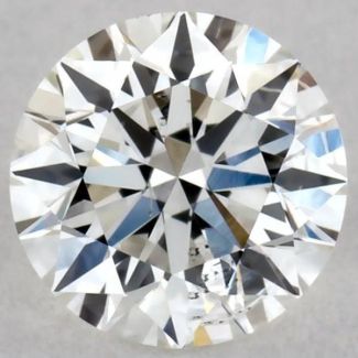 0.3 Carat Round H SI2 VG EX GIA Natural Diamond