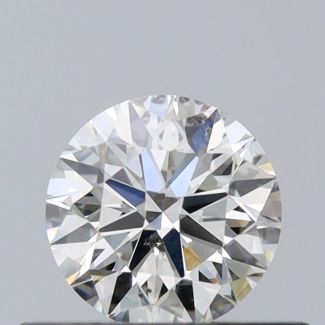 0.4 Carat Round I SI2 EX GIA Natural Diamond