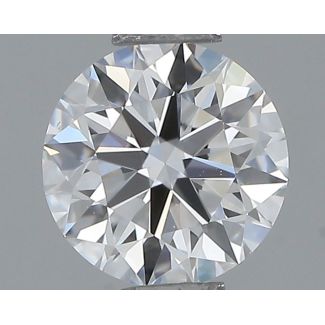 0.45 Carat Round D VS2 EX GIA Natural Diamond