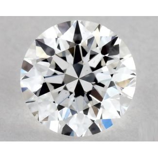 0.5 Carat Round F VS1 EX GIA Natural Diamond