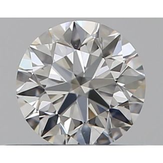 0.3 Carat Round H VS1 EX GIA Natural Diamond