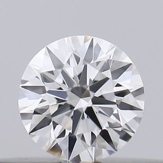 0.15 Carat Round D VVS2 EX GIA Natural Diamond