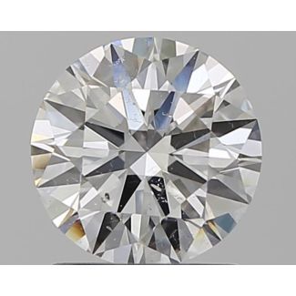 1.03 Carat Round F SI1 EX GIA Natural Diamond