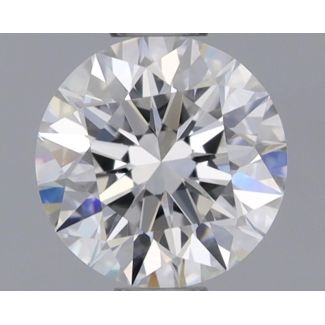 0.51 Carat Round F VS1 EX GIA Natural Diamond