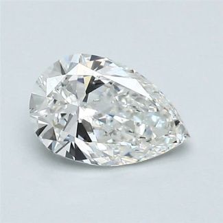 0.71 Carat Pear H IF - EX VG GIA Natural Diamond